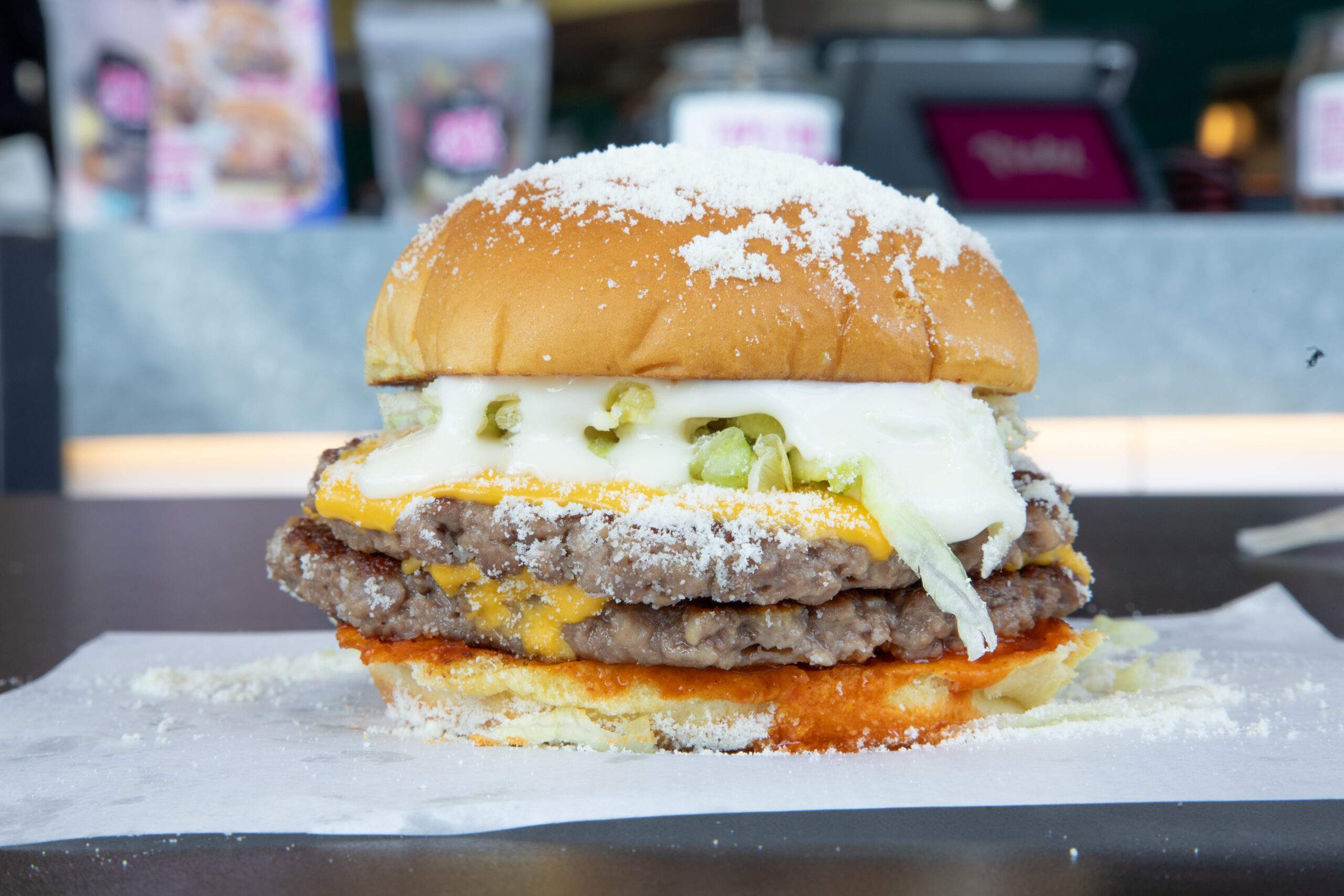 The Buffalo Plant-Based Cheeseburger